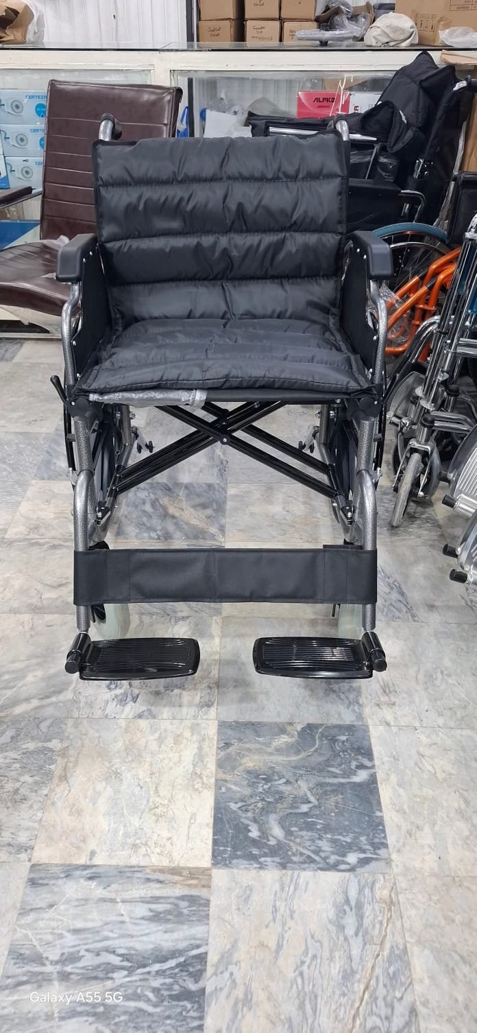 Lifecare 951AC Wheelchair – Foldable Manual Wheelchair with Comfortable Seating - Image 3